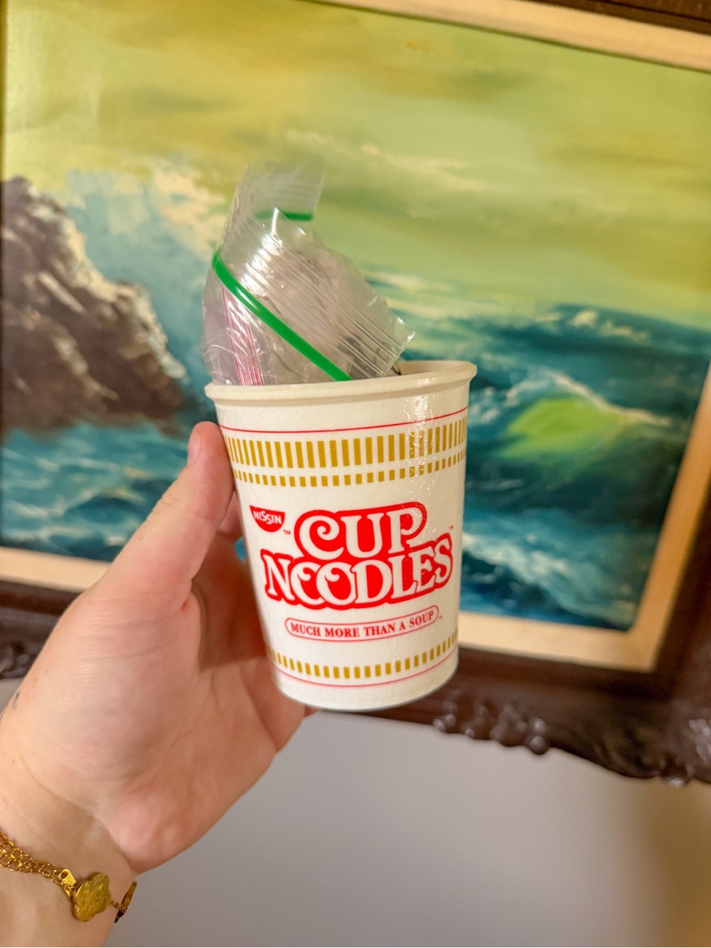 Nissin Cup Ramen Noodles Yahtzee Game